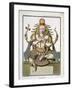 An Aspect of Shiva, from "Voyage Aux Indes Et a La Chine"-Pierre Sonnerat-Framed Giclee Print