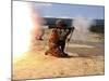 An Assaultman Fires a Rocket Propelled Grenade-Stocktrek Images-Mounted Photographic Print