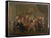 An Assembly of Virtuosi, 18th Century-Gawen Hamilton-Stretched Canvas