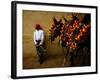 An Assistant of the Spanish Rejoneador Mounted Bullfighter Pablo Hermoso-null-Framed Photographic Print