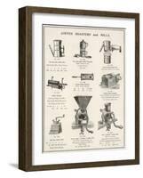 An Assortment of Coffee Roasters and Mills-null-Framed Art Print