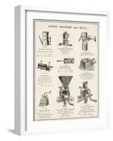 An Assortment of Coffee Roasters and Mills-null-Framed Art Print