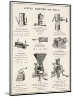 An Assortment of Coffee Roasters and Mills-null-Mounted Art Print