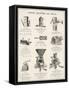 An Assortment of Coffee Roasters and Mills-null-Framed Stretched Canvas