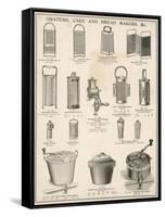 An Assortment of Graters,Cake and Breadmakers-null-Framed Stretched Canvas