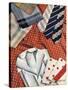 An Assortment of Men's Ties, Hankies and Shirts-null-Stretched Canvas