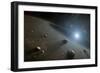 An Asteroid Belt around the Bright Star Vega-null-Framed Art Print