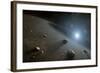 An Asteroid Belt around the Bright Star Vega-null-Framed Art Print