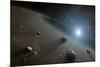 An Asteroid Belt around the Bright Star Vega-null-Mounted Art Print