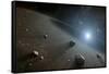 An Asteroid Belt around the Bright Star Vega-null-Framed Stretched Canvas