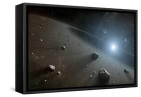 An Asteroid Belt around the Bright Star Vega-null-Framed Stretched Canvas