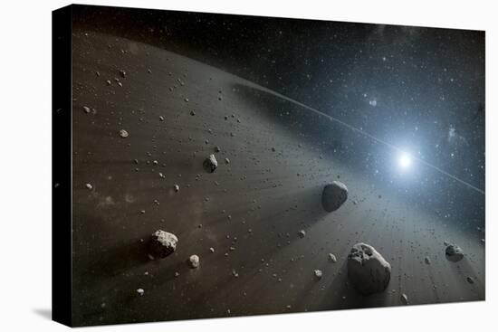 An Asteroid Belt around the Bright Star Vega-null-Stretched Canvas