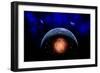 An Asteroid Impacting the Earth-null-Framed Premium Giclee Print