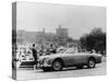 An Aston Martin DB2-4 MKII, with Windsor Castle in the Background, 1956-null-Stretched Canvas