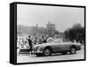 An Aston Martin DB2-4 MKII, with Windsor Castle in the Background, 1956-null-Framed Stretched Canvas