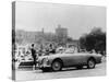 An Aston Martin DB2-4 MKII, with Windsor Castle in the Background, 1956-null-Stretched Canvas