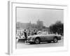 An Aston Martin DB2-4 MKII, with Windsor Castle in the Background, 1956-null-Framed Photographic Print