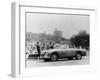 An Aston Martin DB2-4 MKII, with Windsor Castle in the Background, 1956-null-Framed Photographic Print