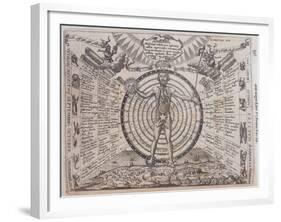 An Astrological Chart, 1646-Athanasius Kircher-Framed Giclee Print