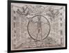 An Astrological Chart, 1646-Athanasius Kircher-Framed Giclee Print