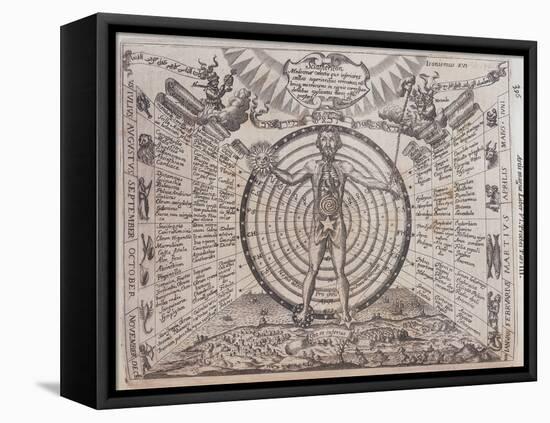 An Astrological Chart, 1646-Athanasius Kircher-Framed Stretched Canvas