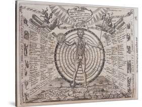 An Astrological Chart, 1646-Athanasius Kircher-Stretched Canvas