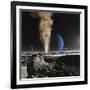 An Astronaut Observes the Ruption of One of Triton's Giant Cryogeysers-Stocktrek Images-Framed Photographic Print