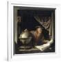 An Astronomer in his Study, 1672-Jan Adriensz van Staveren-Framed Giclee Print