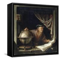 An Astronomer in his Study, 1672-Jan Adriensz van Staveren-Framed Stretched Canvas