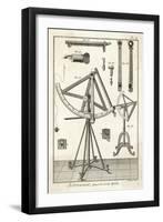 An Astronomical Quadrant-Benard-Framed Art Print