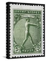 An Athlete Jumping. Greece 1906 Olympic Games 5 Lepta, Unused-null-Stretched Canvas