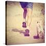 An Athletic Pair of Legs-graphicphoto-Stretched Canvas