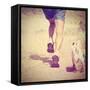 An Athletic Pair of Legs-graphicphoto-Framed Stretched Canvas