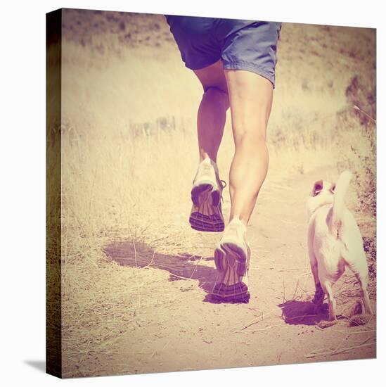 An Athletic Pair of Legs-graphicphoto-Stretched Canvas