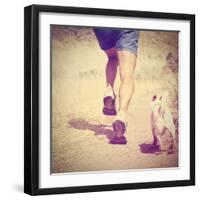 An Athletic Pair of Legs-graphicphoto-Framed Photographic Print