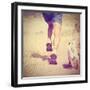 An Athletic Pair of Legs-graphicphoto-Framed Photographic Print