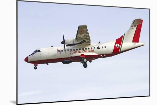 An Atr-42 of the Italian Coast Guard-null-Mounted Photographic Print