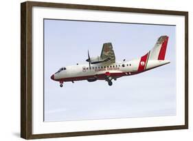 An Atr-42 of the Italian Coast Guard-null-Framed Photographic Print