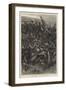 An Attack of Zulu Warriors-Godefroy Durand-Framed Giclee Print