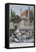 An Attack on a Mosque by Armenians, 1895-Henri Meyer-Framed Stretched Canvas