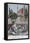 An Attack on a Mosque by Armenians, 1895-Henri Meyer-Framed Stretched Canvas