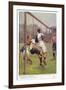 An Attacking Player Gives the Keeper a Firm Shoulder Barge Sending Him into His Own Net-S.t. Dadd-Framed Art Print