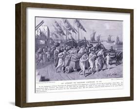 An Attempt to Colonise Cathage 122BC-A.C. Weatherstone-Framed Giclee Print