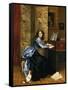 An Attentive Pet-Jules Adolphe Goupil-Framed Stretched Canvas