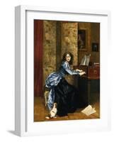 An Attentive Pet-Jules Adolphe Goupil-Framed Giclee Print