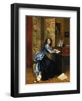 An Attentive Pet-Jules Adolphe Goupil-Framed Premium Giclee Print