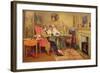 An Attentive Visitor-Walter Dendy Sadler-Framed Giclee Print