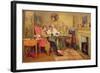 An Attentive Visitor-Walter Dendy Sadler-Framed Giclee Print