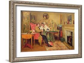 An Attentive Visitor-Walter Dendy Sadler-Framed Giclee Print