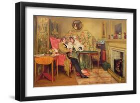 An Attentive Visitor-Walter Dendy Sadler-Framed Giclee Print